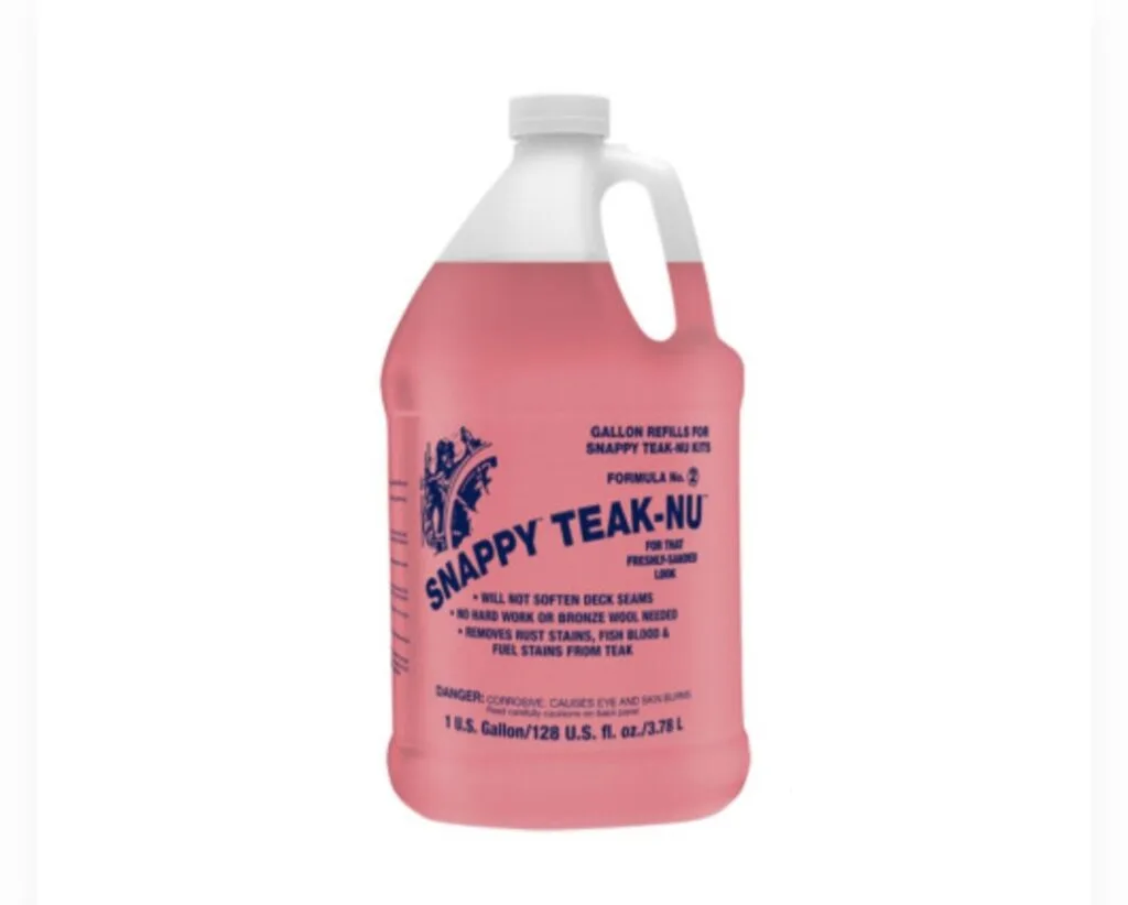 Snappy teak cleaners step 2