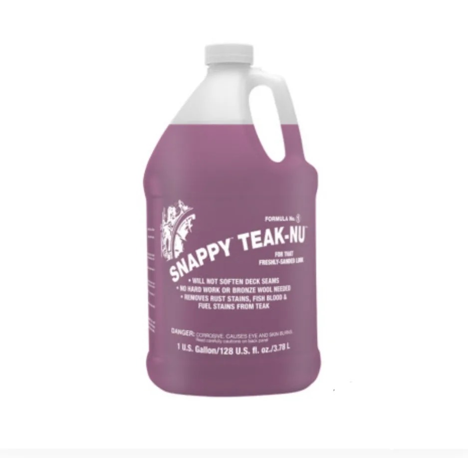 SNAPPY TEAK CLEANERS STEP 1