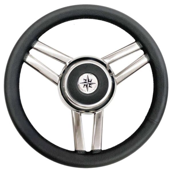 Steering wheel bk- white