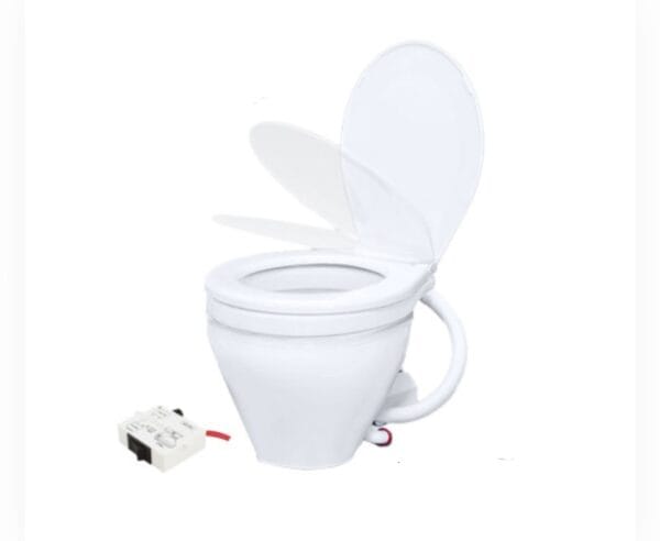 TMC  New Round Base Electric Marine Toilet with Designed Cover