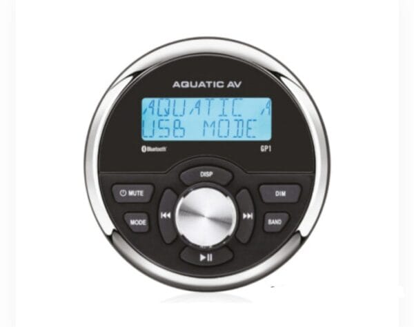 AQUATIC AV Gauge Size Waterproof Marine Stereo GP1