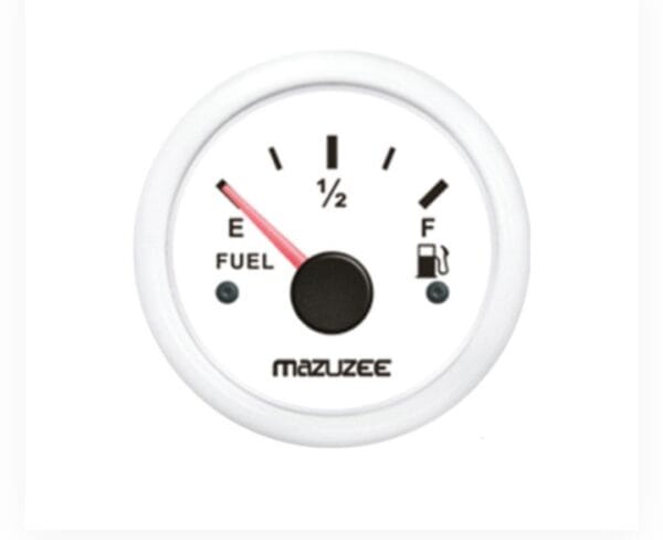 Fuel Gauge - White