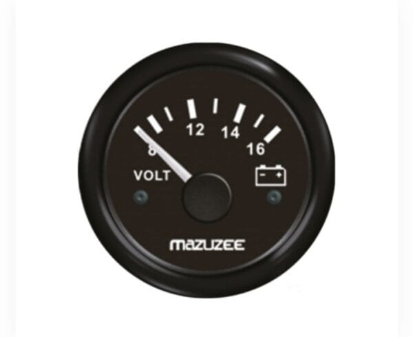 Volt Gauge 8V - 16V - Black