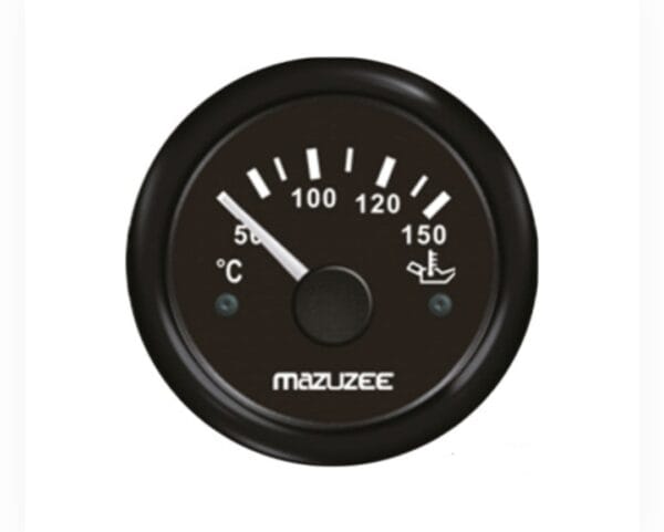 Oil Temperature Gauge - Black
