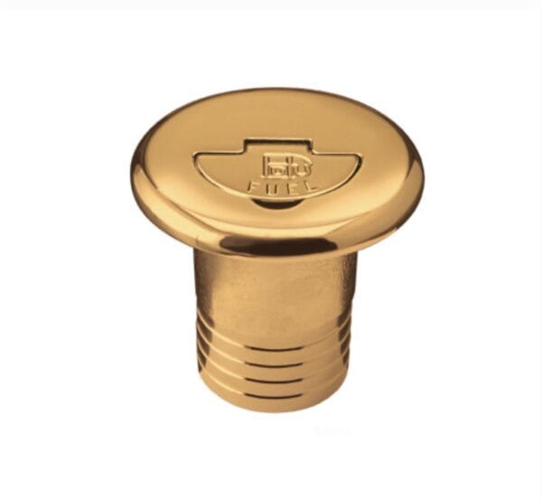 BRASS DECK FILLER WITH RETRACTABLE FUEL 38mm