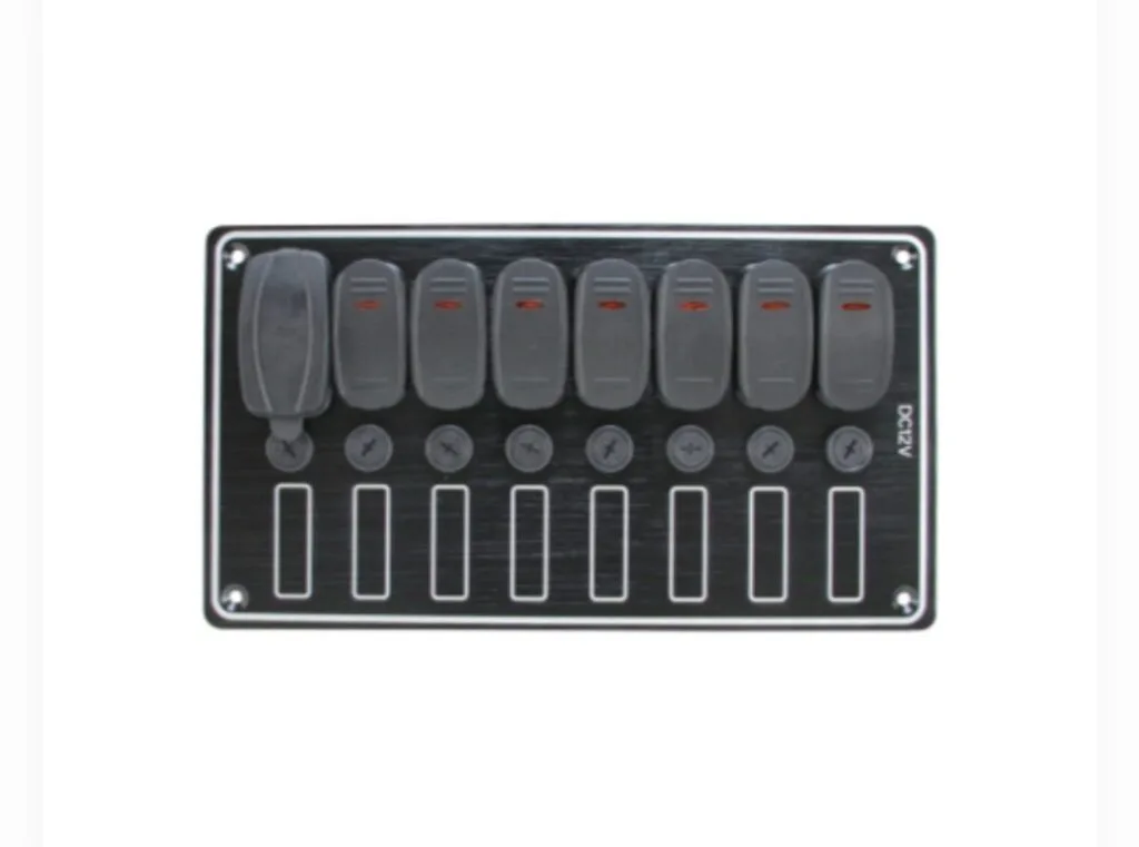 7 Gang Switch Panel With USB Ports