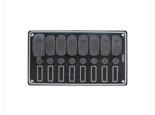 7 Gang Switch Panel  With USB Ports  Type A + Type