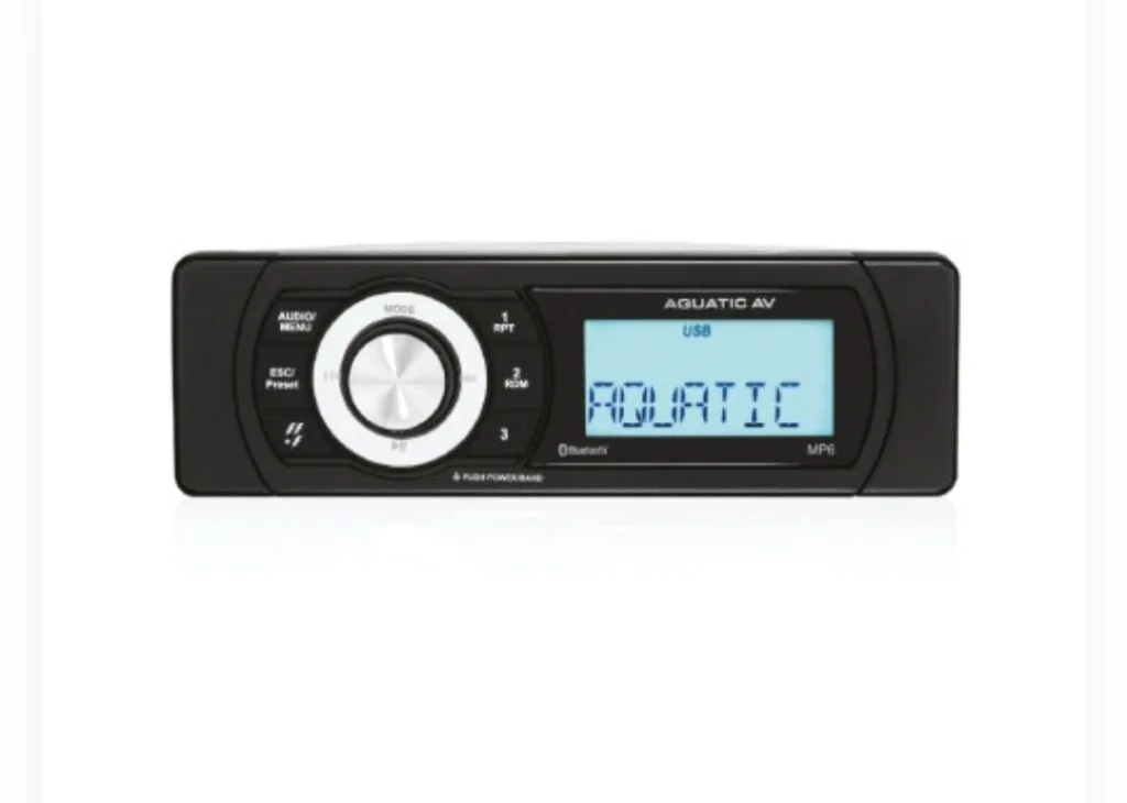 AQUATIC MP6 Shallow Mount Waterproof Marine Stereo
