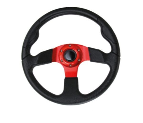Steering Wheel (With PU Sleeves) - RED