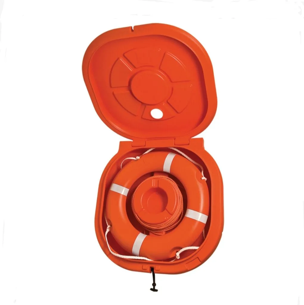 Container With Door For Lifebuoy Ring