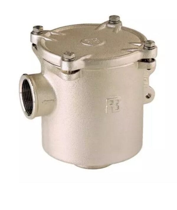 Water strainer "Ionio" series with metal cover 1/2" Bronze Nickel plate