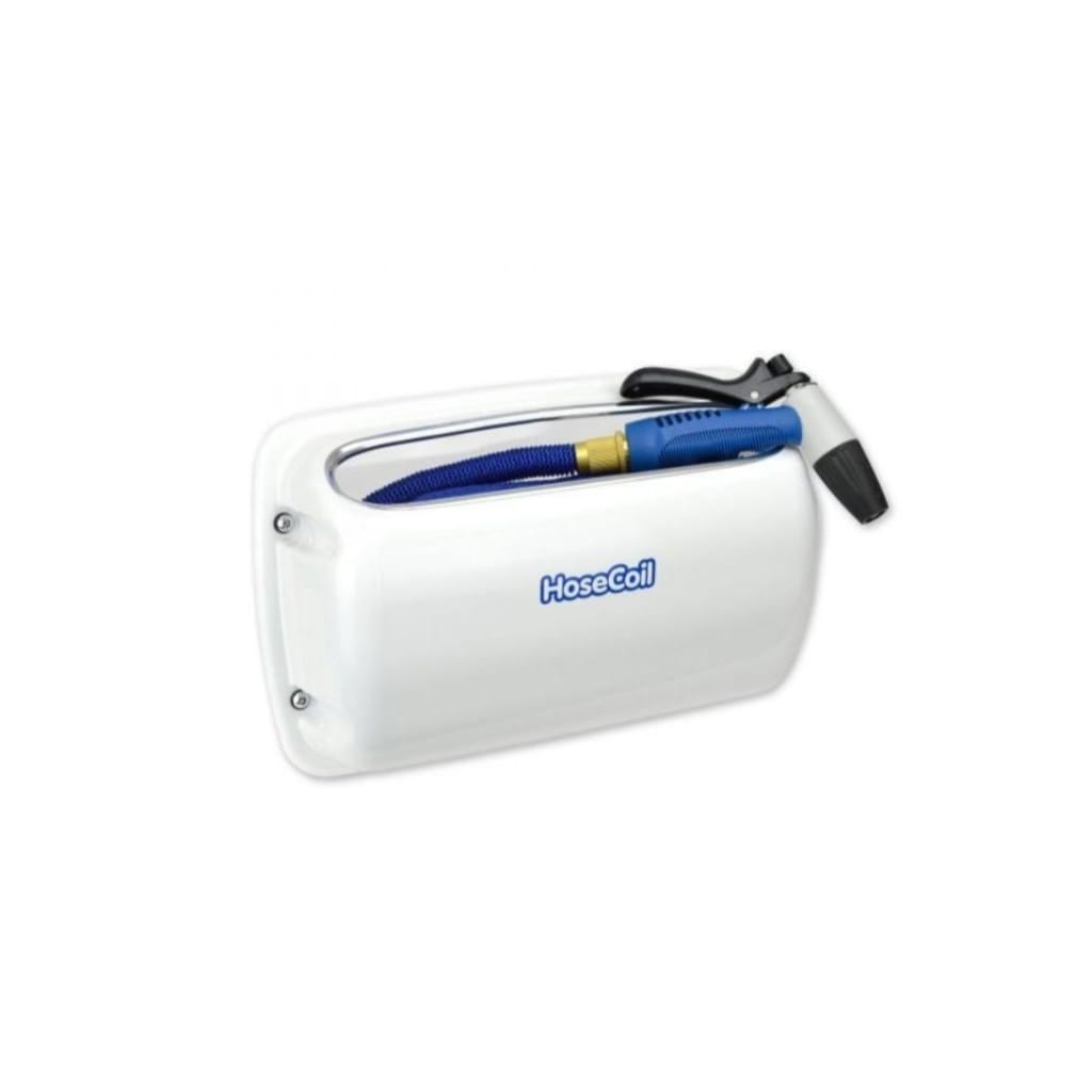 Hose Coil 25' Blue Kit Expandable Hose With White Side Mount