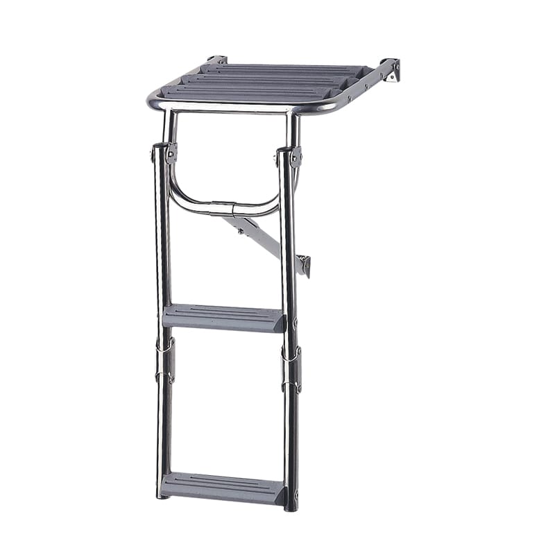 Nova Rate Platform Ladder Inox 316 with 2 Plastic Steps